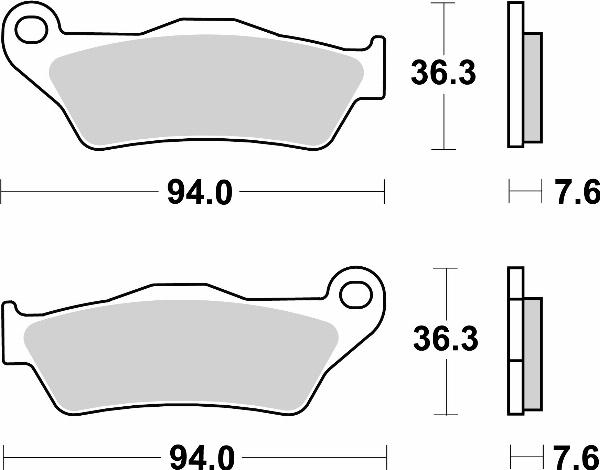 Brembo 07BB04TT - Гальмівні колодки, дискові гальма autozip.com.ua