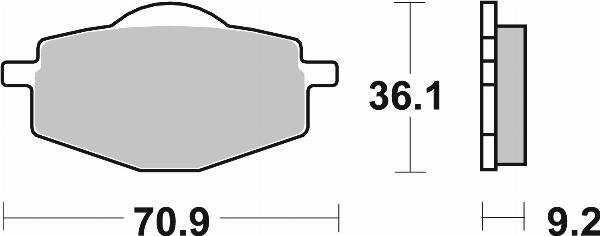 Brembo 07YA1407 - Гальмівні колодки, дискові гальма autozip.com.ua
