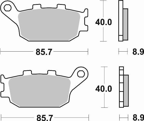 Brembo 07HO36SP - Гальмівні колодки, дискові гальма autozip.com.ua