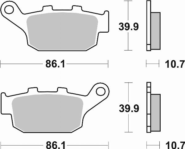 Brembo 07HO27SP - Гальмівні колодки, дискові гальма autozip.com.ua