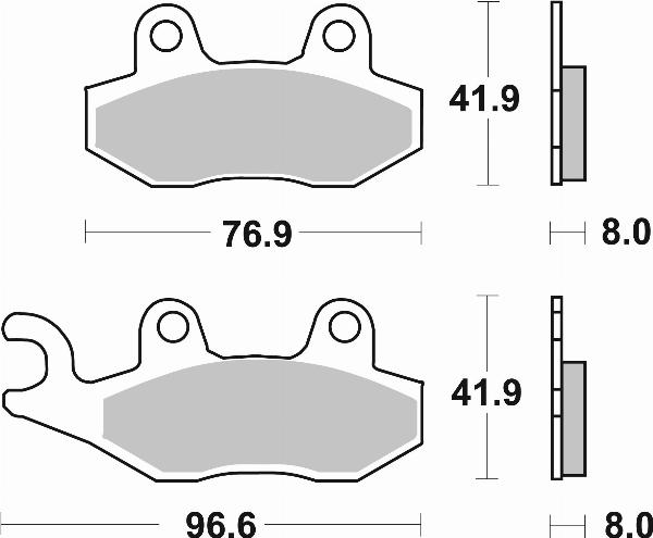 Brembo 07SU12SP - Гальмівні колодки, дискові гальма autozip.com.ua