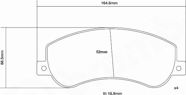 Brembo 07.B314.92 - Комплект високоефективних гальмівних колодок autozip.com.ua