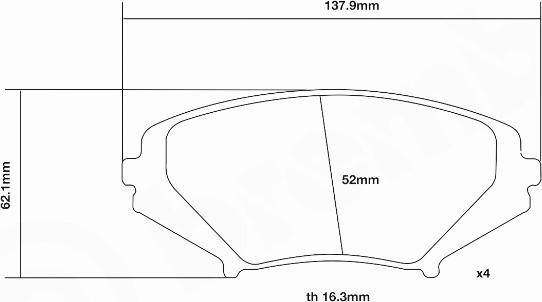 Brembo 07.B314.08 - Комплект високоефективних гальмівних колодок autozip.com.ua