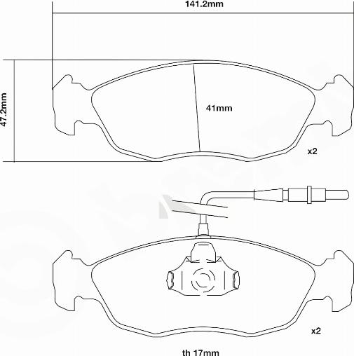 Brembo 07.B314.37 - Комплект високоефективних гальмівних колодок autozip.com.ua