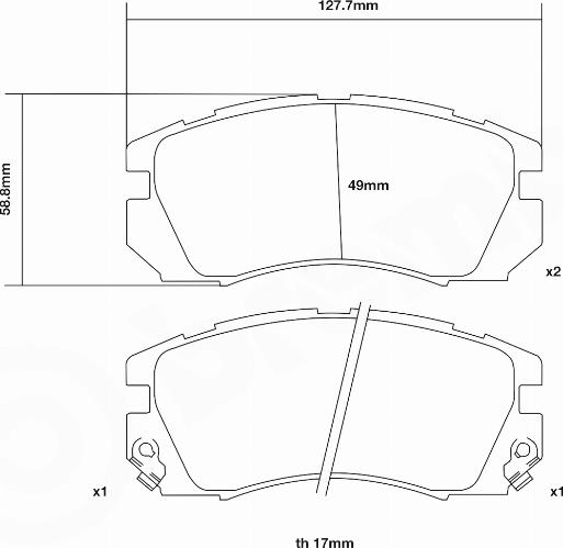 Brembo 07.B314.22 - Комплект високоефективних гальмівних колодок autozip.com.ua