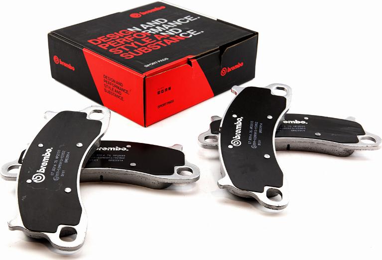 Brembo 07.B314.76 - Комплект високоефективних гальмівних колодок autozip.com.ua