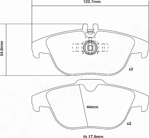 Brembo 07.B315.65 - Комплект високоефективних гальмівних колодок autozip.com.ua