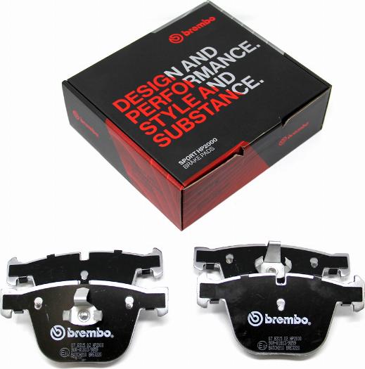 Brembo 07.B315.02 - Комплект високоефективних гальмівних колодок autozip.com.ua