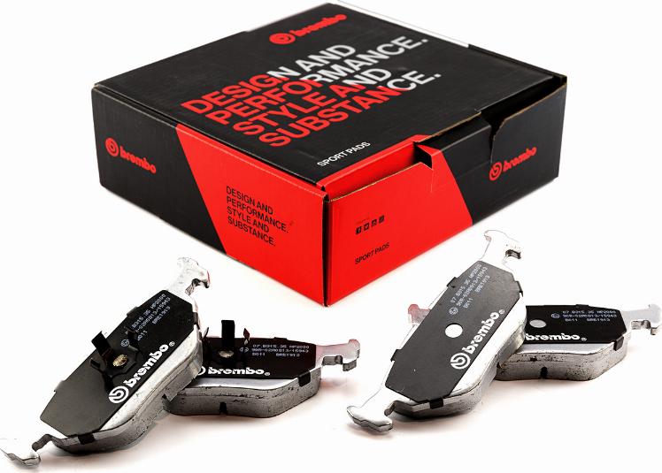 Brembo 07.B315.35 - Комплект високоефективних гальмівних колодок autozip.com.ua