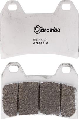 Brembo 07BB19LA - Гальмівні колодки, дискові гальма autozip.com.ua