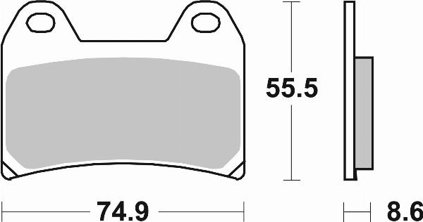Brembo 07BB19SA - Гальмівні колодки, дискові гальма autozip.com.ua