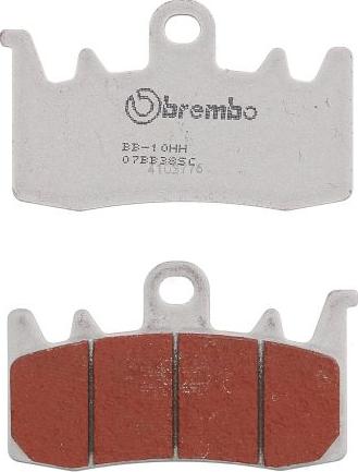 Brembo 07BB38SR - Гальмівні колодки, дискові гальма autozip.com.ua