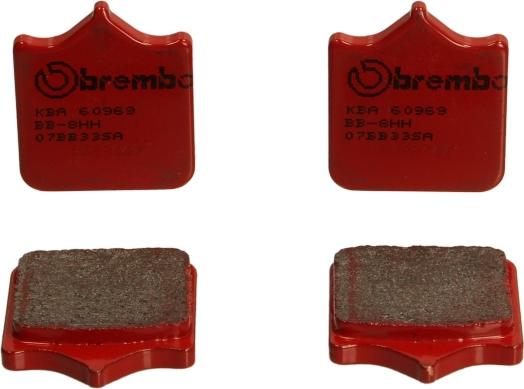 Brembo 07BB33SA - Гальмівні колодки, дискові гальма autozip.com.ua
