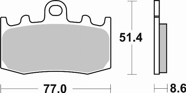 Brembo 07BB26SA - Гальмівні колодки, дискові гальма autozip.com.ua