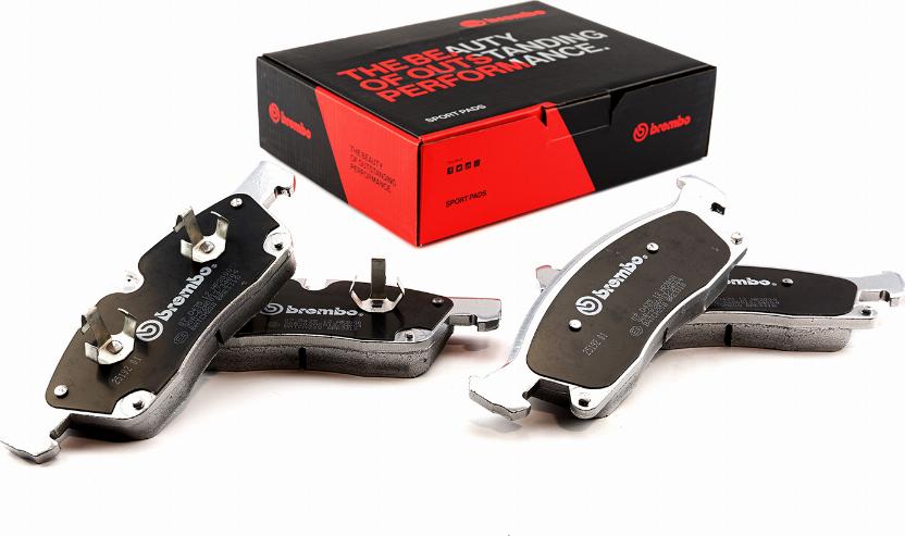 Brembo 07.D435.12 - Комплект високоефективних гальмівних колодок autozip.com.ua