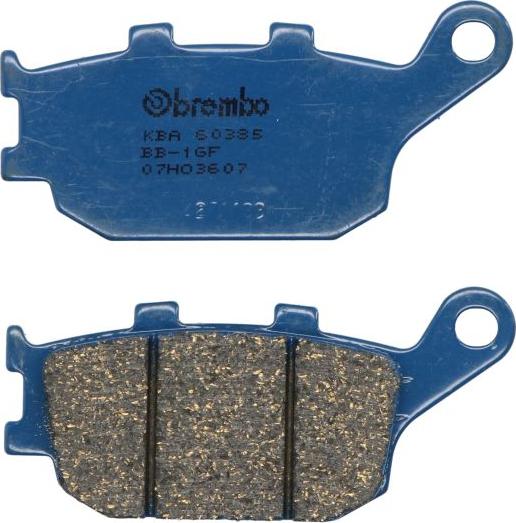Brembo 07HO3607 - Гальмівні колодки, дискові гальма autozip.com.ua