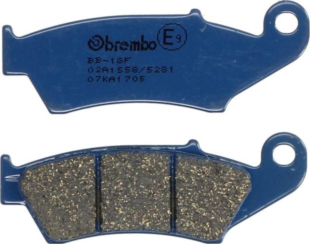 Brembo 07KA1705 - Гальмівні колодки, дискові гальма autozip.com.ua