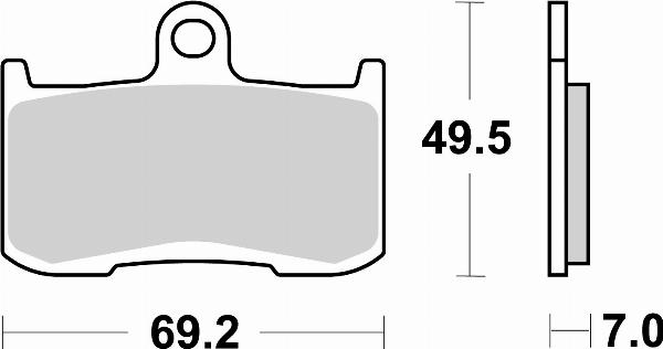 Brembo 07KA23SA - Гальмівні колодки, дискові гальма autozip.com.ua