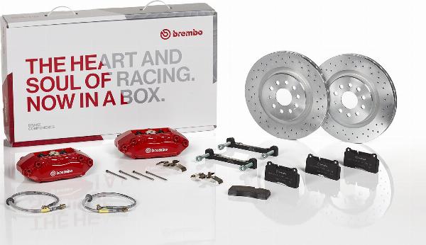 Brembo 1A4.6004A_ - Комплект економічних гальм autozip.com.ua