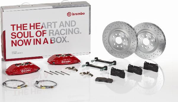 Brembo 1B4.7001A_ - Комплект економічних гальм autozip.com.ua