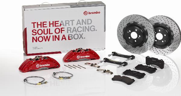Brembo 1J1.9022A_ - Комплект економічних гальм autozip.com.ua