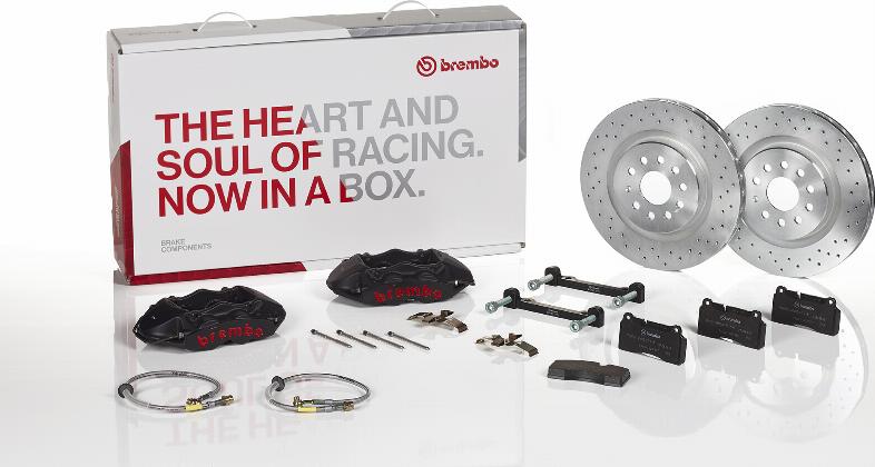 Brembo 1P4.6001AS - Комплект економічних гальм autozip.com.ua