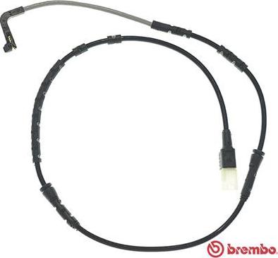 Brembo A 00 424 - Сигналізатор, знос гальмівних колодок autozip.com.ua