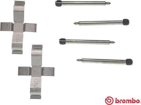 Brembo A 02 295 - Комплектуючі, колодки дискового гальма autozip.com.ua