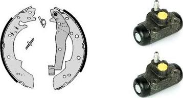 Brembo H 61 018 - Комплект гальм, барабанний механізм autozip.com.ua