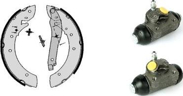 Brembo H 61 026 - Комплект гальм, барабанний механізм autozip.com.ua
