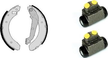 Brembo H 24 012 - Комплект гальм, барабанний механізм autozip.com.ua