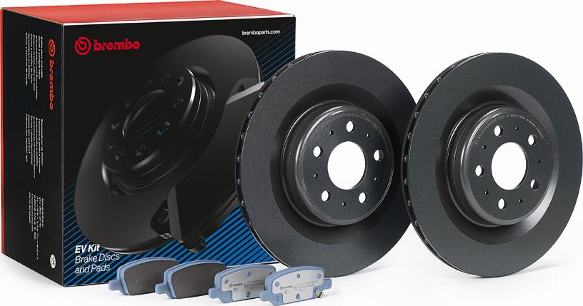 Brembo KT 08 004 - Комплект гальм, дисковий гальмівний механізм autozip.com.ua
