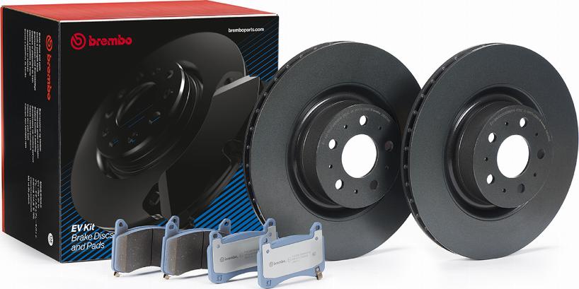 Brembo KT 08 003 - Комплект гальм, дисковий гальмівний механізм autozip.com.ua