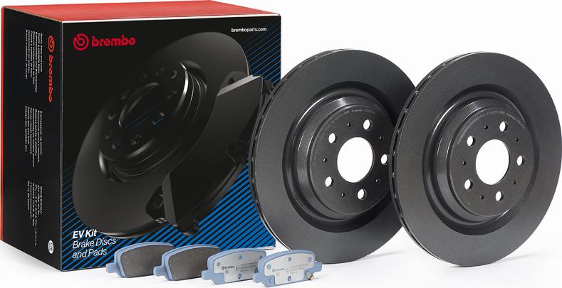 Brembo KT 08 002 - Комплект гальм, дисковий гальмівний механізм autozip.com.ua