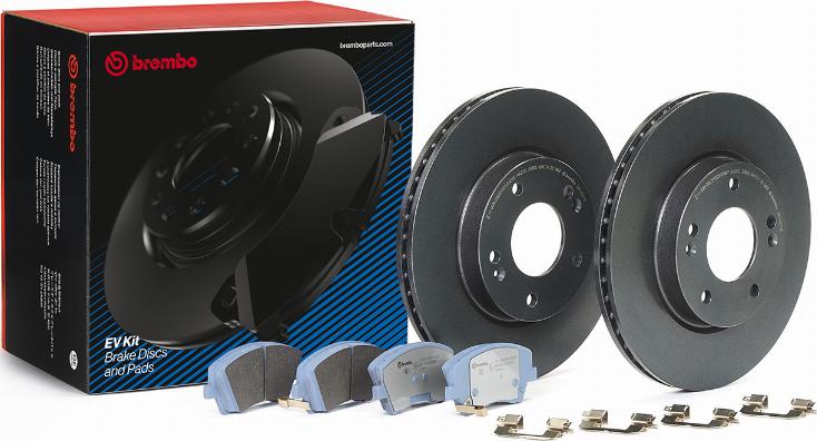 Brembo KT 08 013 - Комплект гальм, дисковий гальмівний механізм autozip.com.ua