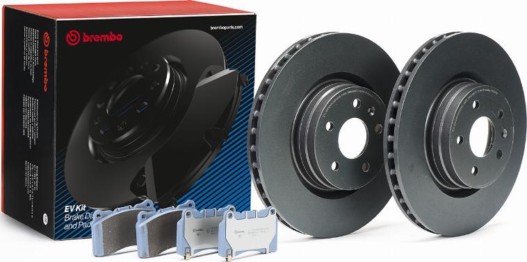 Brembo KT 08 021 - Комплект гальм, дисковий гальмівний механізм autozip.com.ua