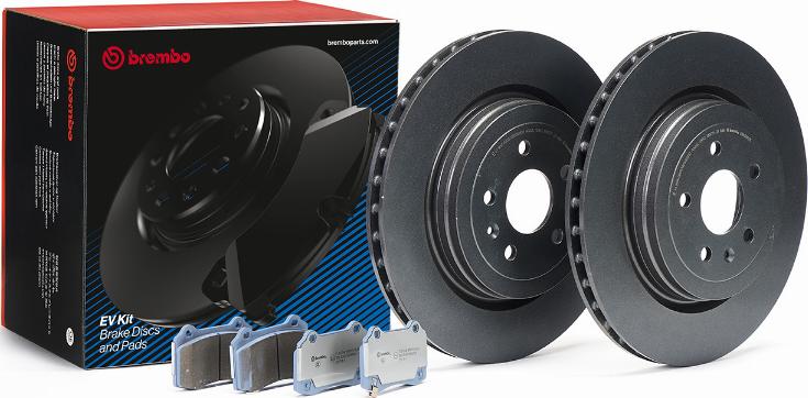 Brembo KT 08 023 - Комплект гальм, дисковий гальмівний механізм autozip.com.ua