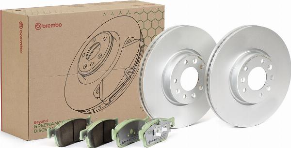 Brembo KT 10 049 - Комплект гальм, дисковий гальмівний механізм autozip.com.ua