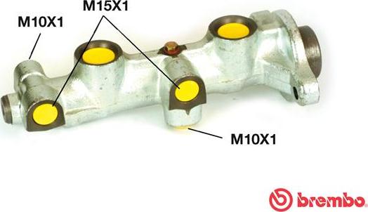 Brembo M 59 028 - Головний гальмівний циліндр autozip.com.ua