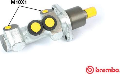 Brembo M 61 057 - Головний гальмівний циліндр autozip.com.ua