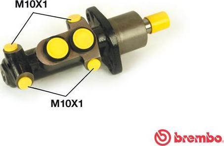 Brembo M 61 013 - Головний гальмівний циліндр autozip.com.ua