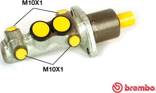 Brembo M 61 110 - Головний гальмівний циліндр autozip.com.ua