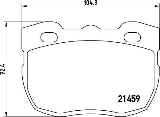 Brembo P 99 001 - Гальмівні колодки, дискові гальма autozip.com.ua