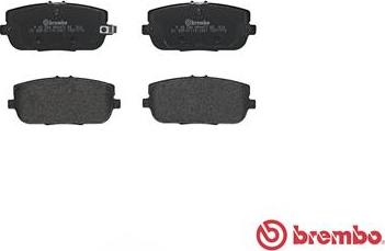 Brembo P 49 044 - Гальмівні колодки, дискові гальма autozip.com.ua