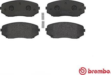 Brembo P 49 040 - Гальмівні колодки, дискові гальма autozip.com.ua