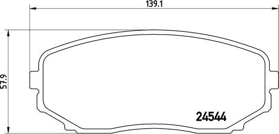 Brembo P 49 040 - Гальмівні колодки, дискові гальма autozip.com.ua