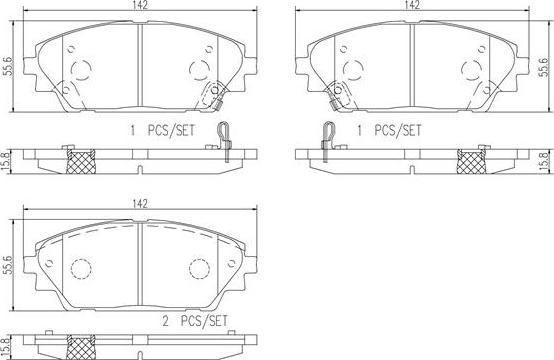 Brembo P49050N - Гальмівні колодки, дискові гальма autozip.com.ua