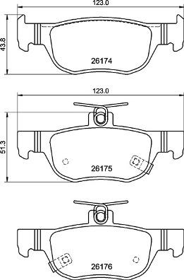 Brembo P 49 064 - Гальмівні колодки, дискові гальма autozip.com.ua