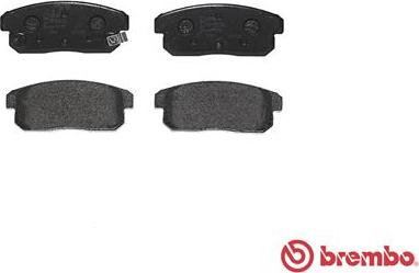 Brembo P 49 035 - Гальмівні колодки, дискові гальма autozip.com.ua