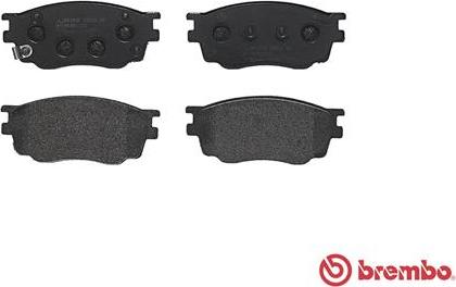 Brembo P 49 033 - Гальмівні колодки, дискові гальма autozip.com.ua